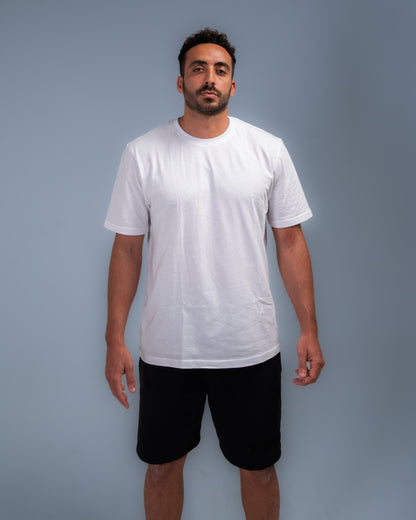 The Maine's White Basic T-Shirt